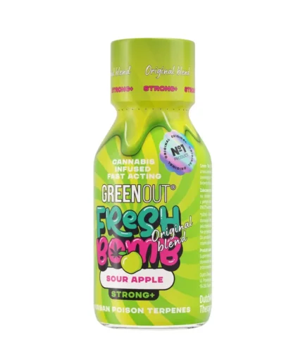 Shot konopny Green Out® Fresh Bomb Sour Apple Strong+