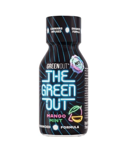 Shot konopny The Green Out®, Mango Mint